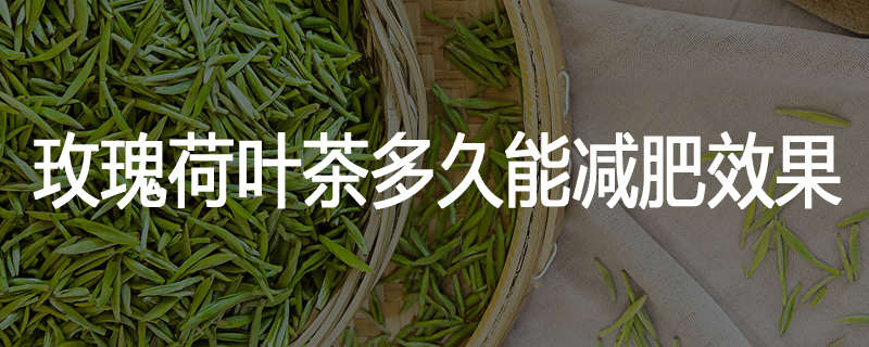 玫瑰荷叶茶多久能减肥效果