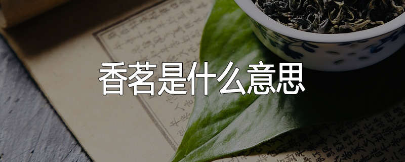 香茗是什么意思