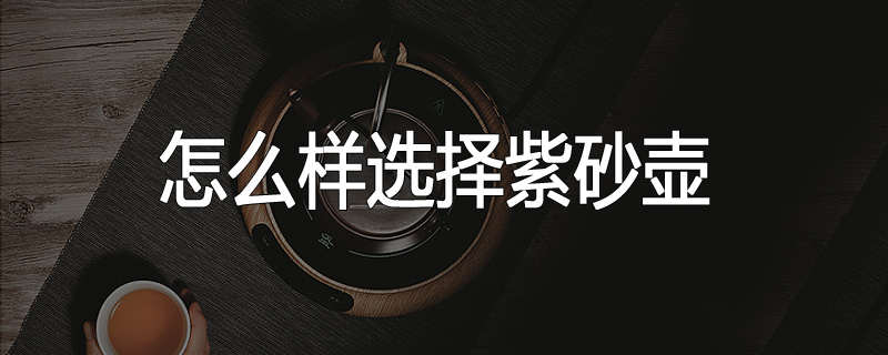 怎么样选择紫砂壶