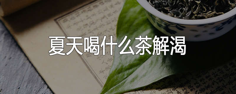 夏天喝什么茶解渴