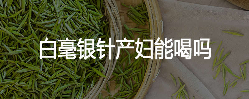 白毫银针产妇能喝吗