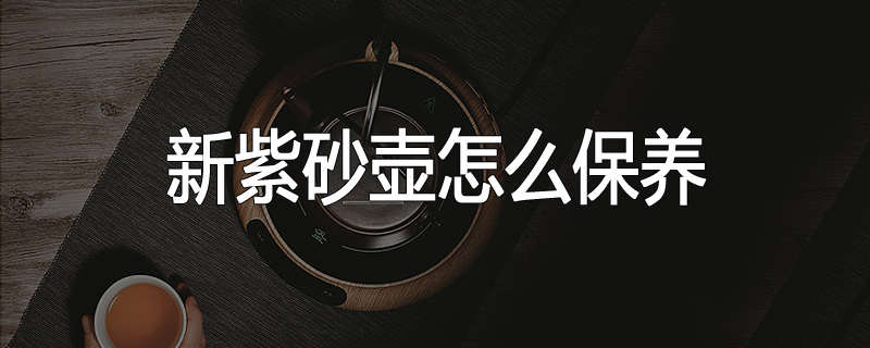新紫砂壶怎么保养