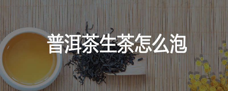 普洱茶生茶怎么泡