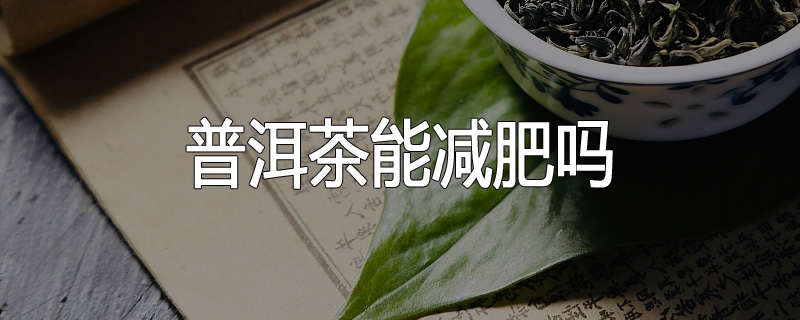 普洱茶能减肥吗