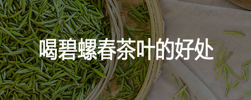 喝碧螺春茶叶的好处