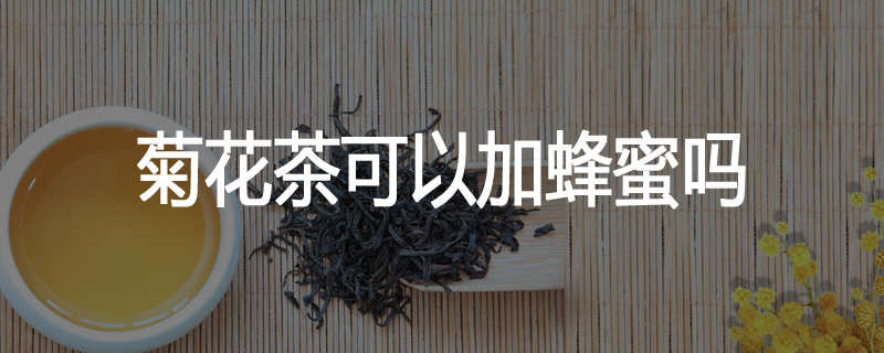 菊花茶可以加蜂蜜吗