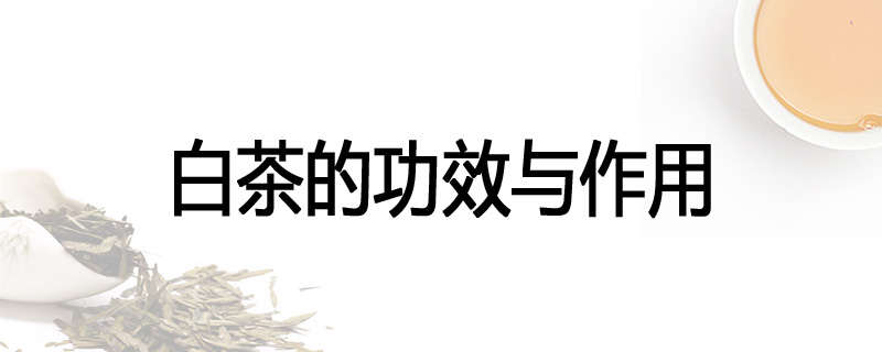 白茶的功效与作用