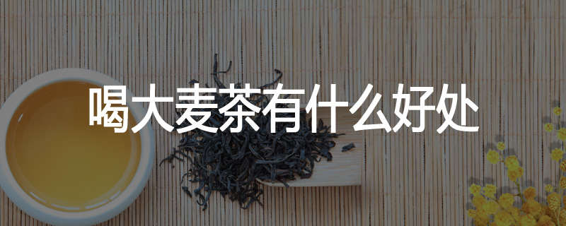 喝大麦茶有什么好处