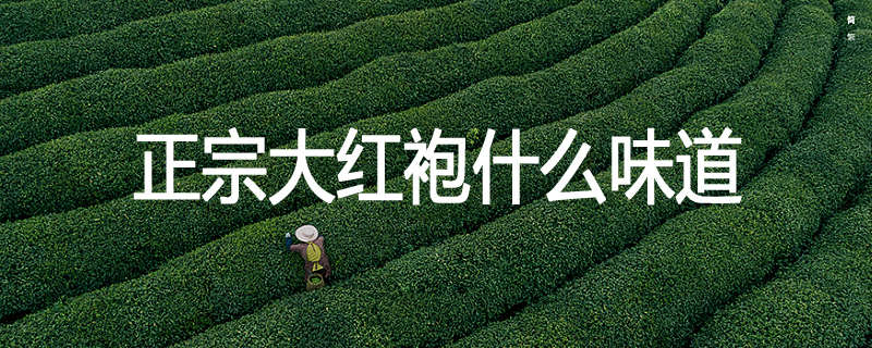 正宗大红袍什么味道