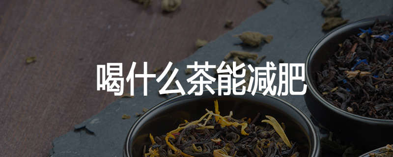 喝什么茶能减肥