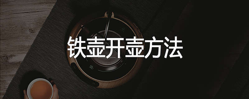 铁壶开壶方法