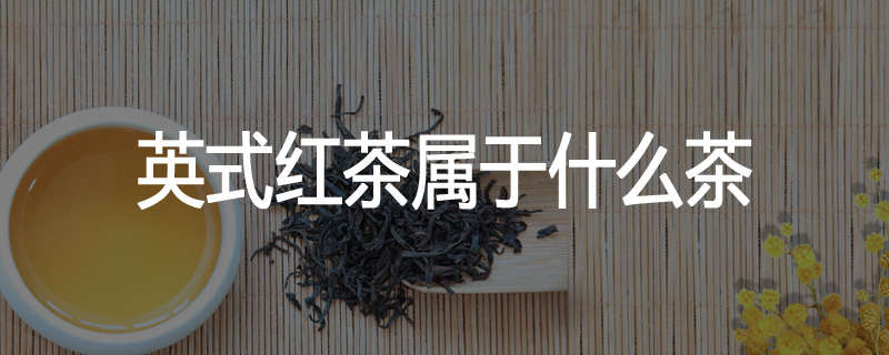 英式红茶属于什么茶