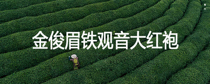金俊眉铁观音大红袍